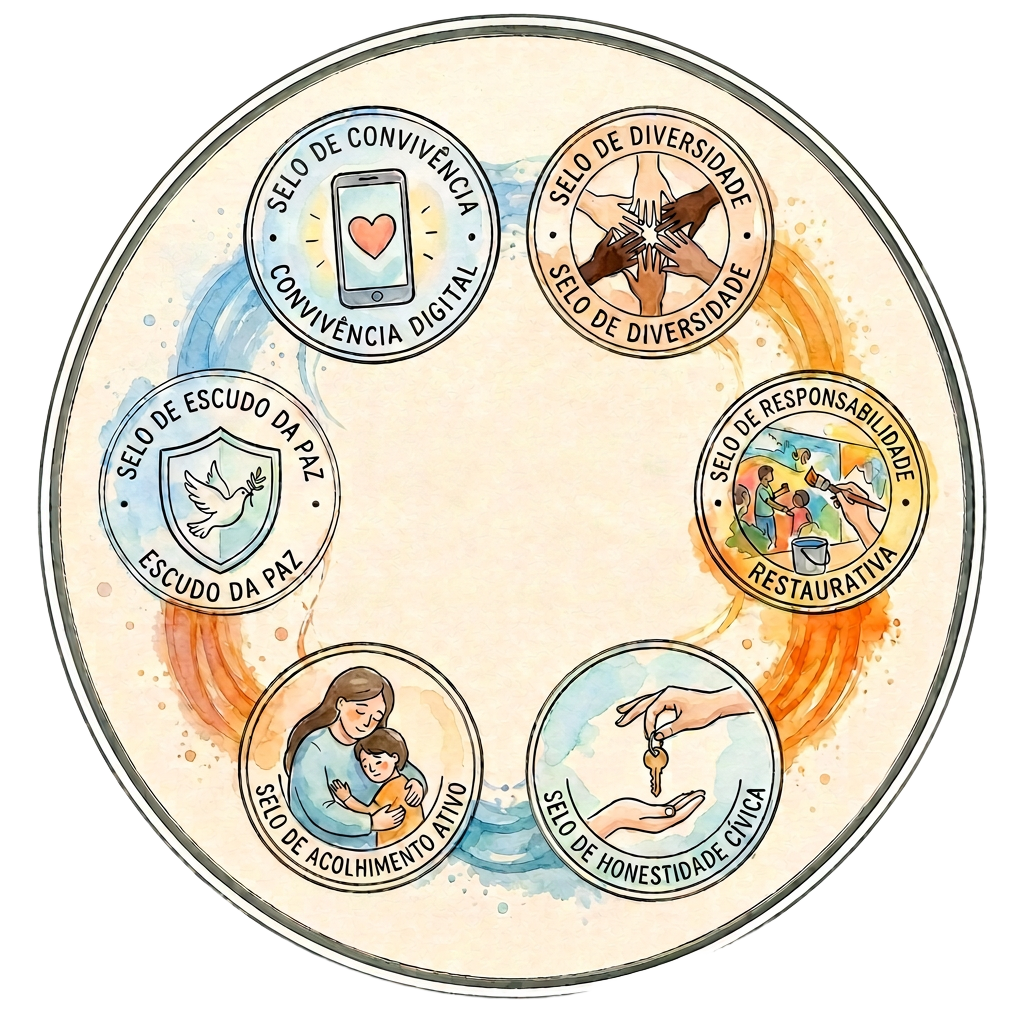 Mandala dos seis selos do Embaixador da Paz